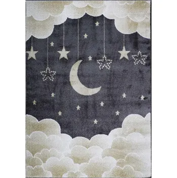 Koberec Kusový koberec PLAYTIME 2101A yellow Rozměr: 80x150 cm