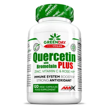 Přírodní produkt Amix GreenDay Quercetin with Bromelain Plus 120 cps.