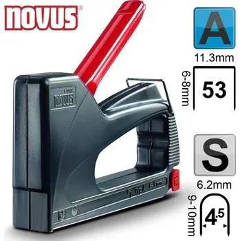 Sponkovačka Ruční sponkovačka Novus J-01 AS easy fix, výkon 6-8 mm