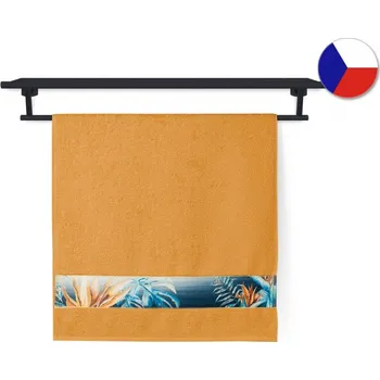 Bytový textil Froté ručník 50x100 NORA TISK 450g Paradise okr