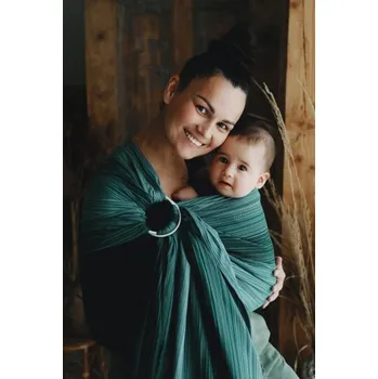 Šátek na nošení dítěte Little Frog ring sling - Malachite - M (2 m)