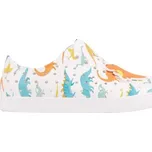 Dětské tenisky Coqui STAR DINO 26 Bílá, Oranžová, Světle modrá