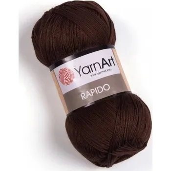 Galanterie Pletací příze Rapido 100g hnědá