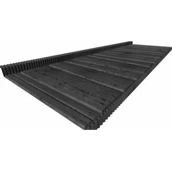 Střešní krytina Blachotrapéz Jánošík 380 š. 1 222 mm Pladur Relief Textured Wood ( 55 let ) 1 ks