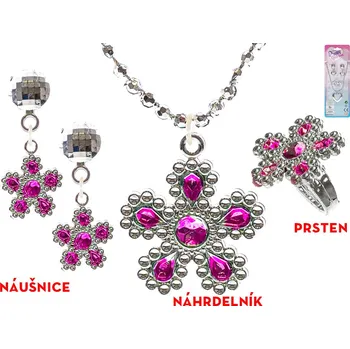 Karnevalová maska Mikro trading Náhrdelník s náušnicemi - 2 druhy