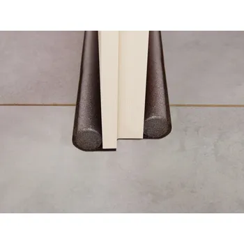 PRŮVANEX | Oboustranná těsnicí lišta proti průvanu pod dveře černá Dedra 95 x 940 mm