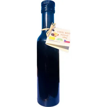 Rostlinný olej Horňácká farma Dýňový olej panenský - za studena lisovaný, 250 ml