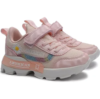 Dívčí polobotky Dívčí tenisky American Club RL78/22 růžové Velikost: 30