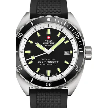 Hodinky Swiss Military SMA34100.07 Diver Titanium Automatic 42 mm