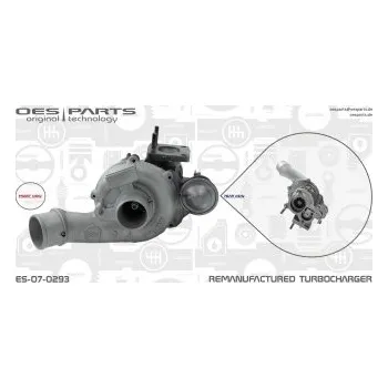 Turbodmychadlo Dmychadlo, plnění, 55181245, 55192810, 55223446, 55223928, 71783881, 71785096, 71791451, 71793616, 71793619, OES, ES-07-0293