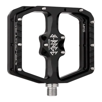 Pedál na kolo Pedály Burgtec Penthouse Flat MK5 B-Rage edition Barva: Burgtec Black