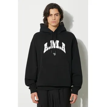 Dámská mikina Bavlněná mikina Marcelo Burlon Ama Comfort Hoodie, M, černá, 99X
