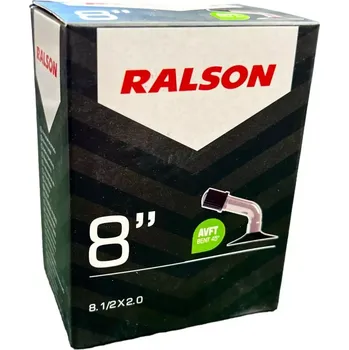 Duše na kolo Duše Ralson 8" 1/2 x 2,0 AV zahnutý ventilek 45 krabička