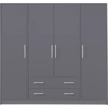 Šatní skříň Šatní skříň Smart 200 cm Antracit, Antracit