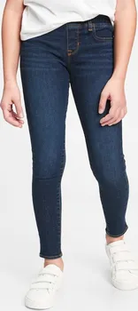 Dámské kalhoty Dívčí denimové jegging GAP 679601-00 Dětské džíny jeggings stretch Tmavě modrá - 8