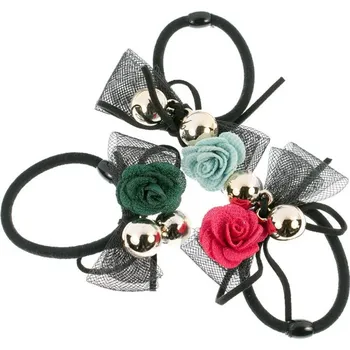 Ozdoba do vlasů Prosperk Gumička do vlasů růže modrá S3108