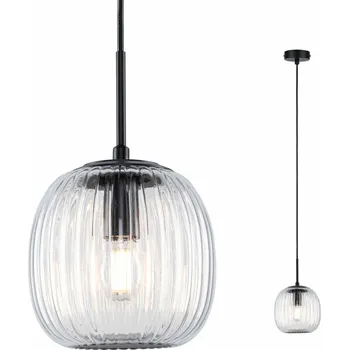 PAULMANN závěsné svítidlo Ruya E14 max. 20W sklo/černá mat