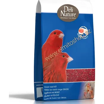 Krmivo pro ptáka Deli Nature Eggfood red MOIST (Vaječná směs vlhká pro červené kanáry)