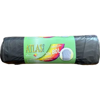 Pytle na odpadky Pytle na odpad 2865 80 l černé, 90 x 95 cm