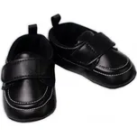 Kojenecké capáčky, botičky Boy YO!, na suchý zip, prošívané černé, vel. 9-15 m , Velikost koj. oblečení 74-80 (9-12m)