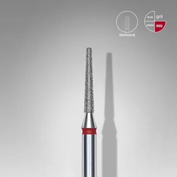Bruska na nehty Staleks Diamantová Fréza "Frustum" Červená 1,6/10 mm