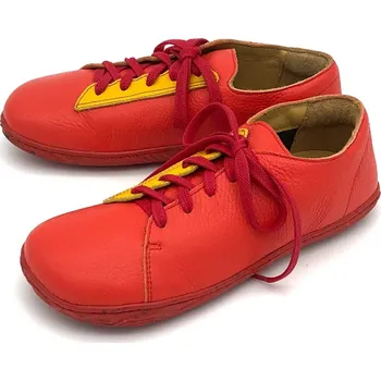 Dámské polobotky Dámské kožené polobotky 40 FOOTOR 007 CLAMP červené Barva: červená, Velikost: 39