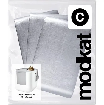 Toaleta pro kočku Modkat XL toaleta pro kočky - 3 stelivové vložky (horní vstup)