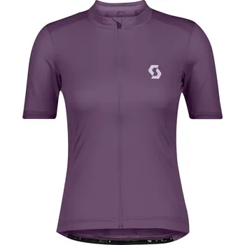 cyklistický dres Dámský dres SCOTT Endurance 10 kr. rukáv Vivid Purple/Misty Purple - vel. XS r.24