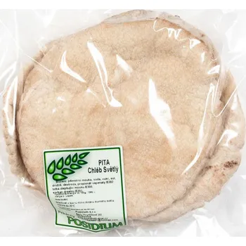 Trvanlivě pečivo Posidium Pita chléb 5x 100 g světlý