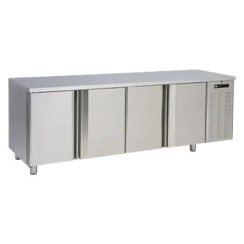 Stůl chladicí elektrický GN 1/1, 4 dveře, bez lemu, nerez 230 V | RM - SCH 4D DH