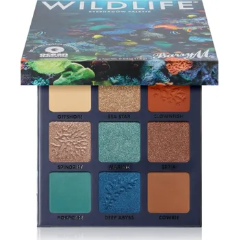 Paletka dekorativní kosmetiky Barry M Wildlife Ocean paletka očních stínů 10,8 g