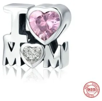 Přívěsek Prosperk Korálek na náramek Pandora I love mom S3173