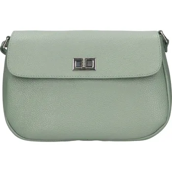 Kabelka Dámská kožená crossbody kabelka Italia Arabela - zelená