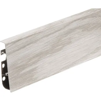 Cezar Podlahová lišta soklová PVC - HI-LINE PRESTIGE 142 Baltimore Ash (2,5m)