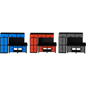 Psací stůl Pracovní stůl barevný Žlutá 1:64