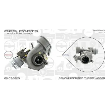 Turbodmychadlo Dmychadlo, plnění MERCEDES, 6400900980, 640090098080, 6400901480, 640090148080, 6400901580, 640090158080, 6400901680, 640090168080, 6400902580, 640090258080, 6400902680, OES, ES-07-0220