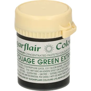 Potravinářské barvivo Gelová barva Sugarflair - Foliage green extra