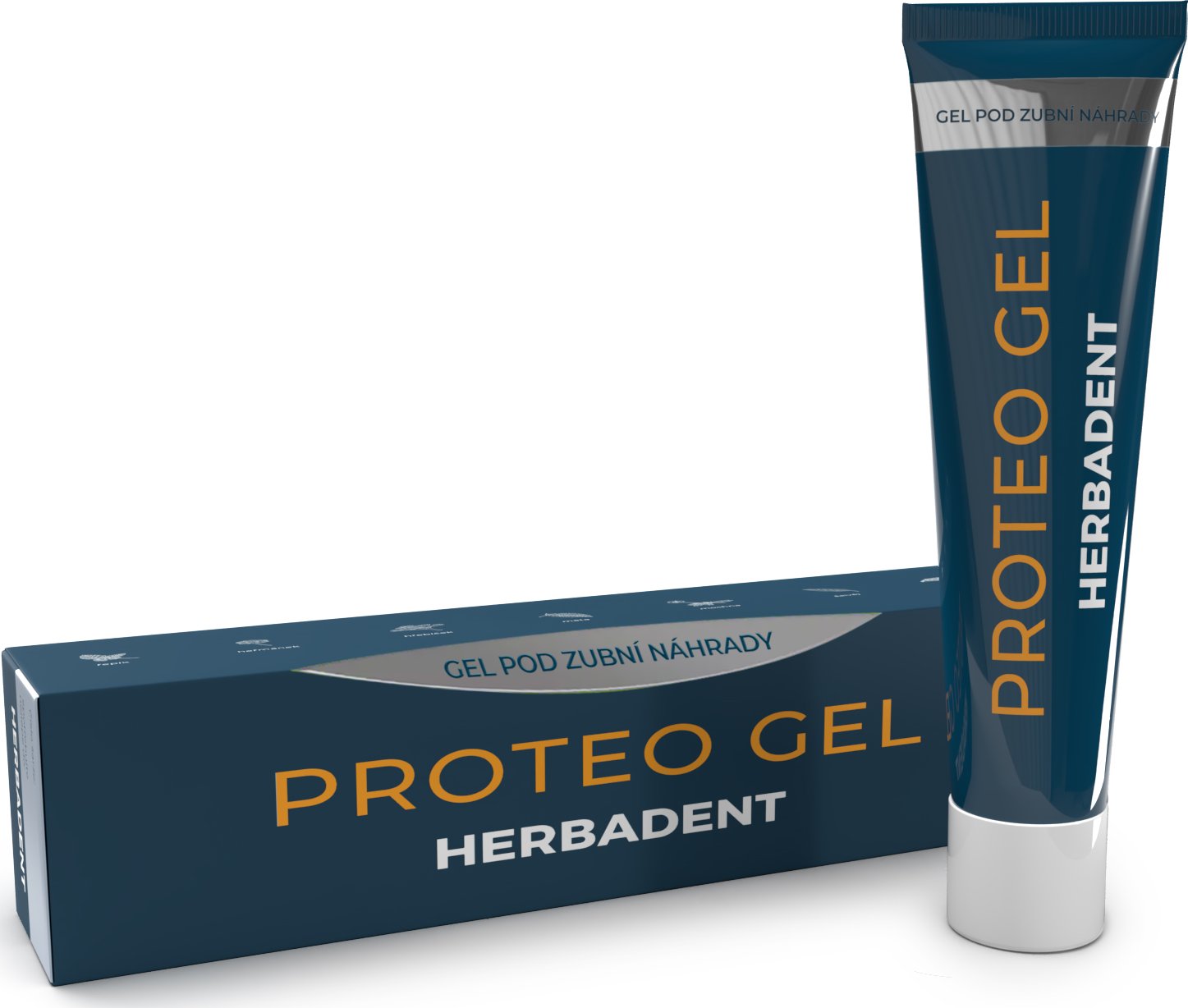 HERBADENT PROTEO GEL pod zubní náhrady 40 g varianta: produkt s krabičkou