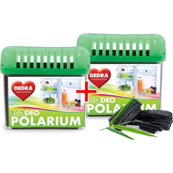Pohlcovač pachu 1+1 ZDARMA | POLARIUM DEO | Pohlcovač pachů do lednice | 2× 70 g Dedra
