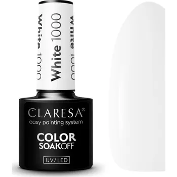 Lak na nehty Gel lak CLARESA® WHITE 1000, 5g