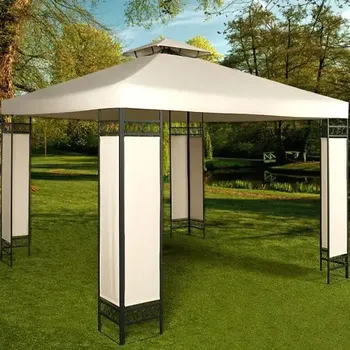 Příslušenství pro zahradní stavbu Luxusní zahradní altán s kovovou konstrukcí - 3 x 3 m - SLEVA 3% s kodem radost25