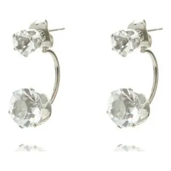 Náušnice Prosperk Náušnice oboustranné pecky krystaly čiré S1636
