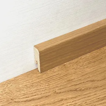 soklová lišta Dřevěná lišta DÝHA 40, 16x40x2500mm Barva: Dub Matný 6186