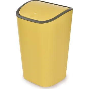 Odpadkový koš PUSH&OPEN | 8 L | odpadkový koš s dotykovým otevíráním víka žlutý Dedra