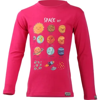 AVE dětské merino triko - Růžová 4747 / 100 / Růžová