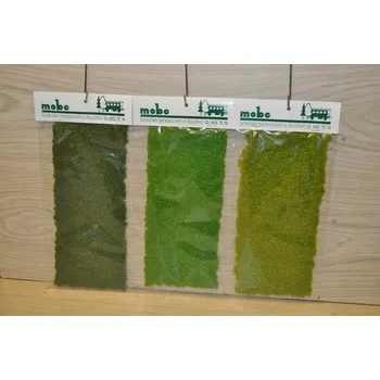 Modelová železnice Molitanový koberec varianty zelené - Mobe 412049