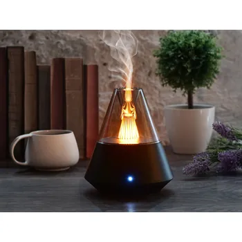 Aroma difuzér AROMIQA GLOW | sonický aroma difuzér s dálkovým ovládáním | LED osvětlení & USB-C napájení Dedra