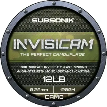 Sonik Vlasec Subsonik Invisicam 1200m - Sonik Vlasec Subsonik Invisicam 1200m 0,41mm 25lb