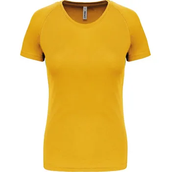 Dámské tričko Dámské sportovní tričko ProAct Barva: Žlutá, Velikost: XXL