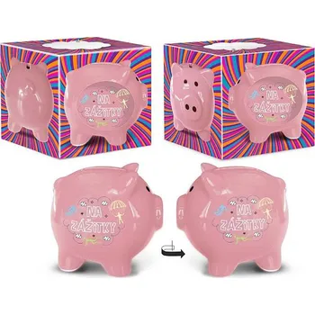 Pokladnička Pokladnička PRASÁTKO, NA ZÁŽITKY, keramika